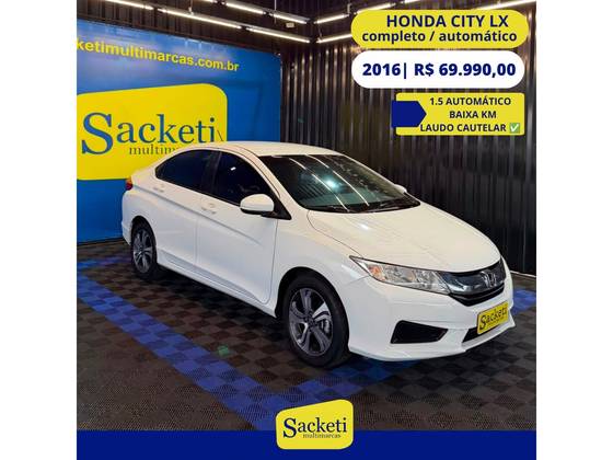 HONDA CITY 1.5 LX 16V FLEX 4P AUTOMÁTICO HONDA CITY 1.5 LX 16V FLEX 4P AUTOMÁTICO